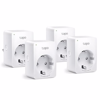 Fotografija izdelka TP-LINK Tapo P110 Mini Smart Wi-Fi 4-pack pametna vtičnica