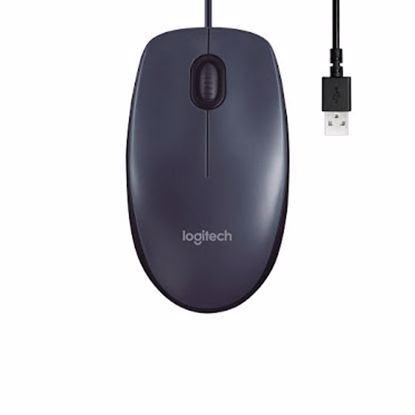 Fotografija izdelka LOGITECH M100 žična optična črna miška