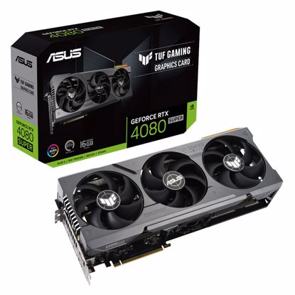 Fotografija izdelka ASUS TUF Gaming GeForce RTX 4080 Super 16G GDDR6X (90YV0KA1-M0NA00) ARGB gaming grafična kartica