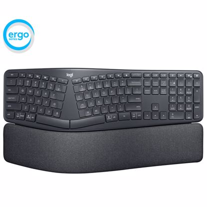 Fotografija izdelka LOGITECH ERGO K860 SPLIT brezžična Bluetooth slo črna tipkovnica