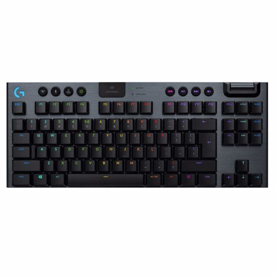 Fotografija izdelka LOGITECH G915 LIGHTSPEED TKL GL Tenkeyless brezžična RGB mehanska gaming slo črna tipkovnica