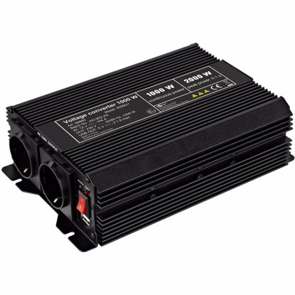 Fotografija izdelka GOOBAY 12V-230V DC/AC USB-5V 1000W pretvornik inverter napajalnik