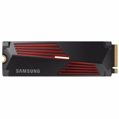 Fotografija izdelka SAMSUNG 990 PRO 1TB M.2 PCIe 4.0 NVMe (MZ-V9P1T0CW) s hladilnikom SSD