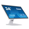 Fotografija izdelka IIYAMA ProLite T2452MSC-W1 60,5cm (23,8") FHD IPS beli zvočniki na dotik informacijski / interaktivni monitor