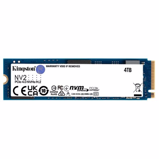 Fotografija izdelka KINGSTON NV2 4TB M.2 PCIe 4.0 NVMe (SNV2S/4000G) SSD