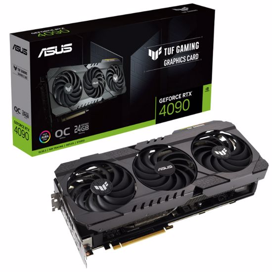 Fotografija izdelka ASUS TUF GeForce RTX 4090 24GB OG OC GDDR6X (90YV0IY3-M0NA00) ARGB gaming grafična kartica