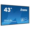 Fotografija izdelka IIYAMA ProLite LH4341UHS-B2 43" (108cm) UHD IPS HDMI/VGA 24/7 informacijski zaslon