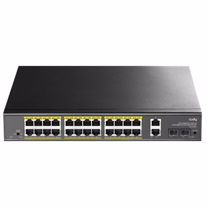 Fotografija izdelka CUDY GS1026PS2 24-Port Gigabit 24xPoE+ 300W 2xSFP mrežno stikalo-switch