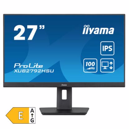 Fotografija izdelka IIYAMA ProLite XUB2792HSU-B6 68,6cm (27") FHD IPS 100Hz HDMI/DP zvočniki črn monitor