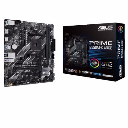 Fotografija izdelka ASUS Prime B550M-K ARGB AM4 DDR4 mATX osnovna plošča