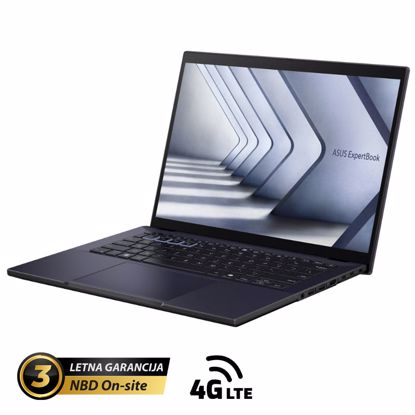 Fotografija izdelka ASUS ExpertBook B3 14" (35,56cm) WUXGA Core Ultra 7 155H 32GB 1TB 4G Win11 Pro prenosni računalnik (B3404CMA-4G-WB75D0X)