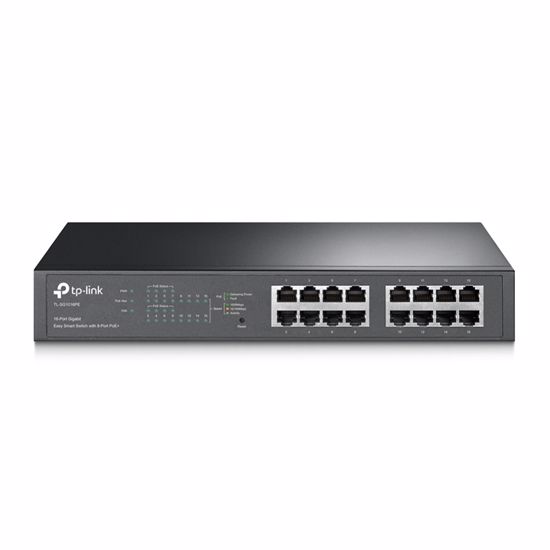 Fotografija izdelka TP-LINK TL-SG1016PE V2 16-port gigabit 8xPoE+ 110W rack mrežno stikalo-switch