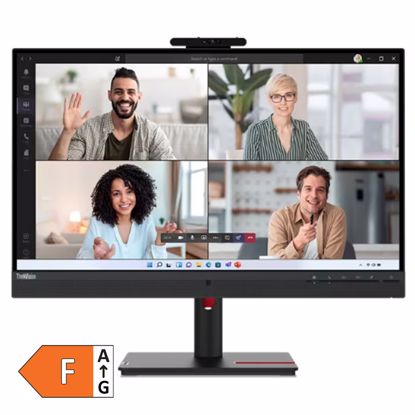 Fotografija izdelka LENOVO ThinkVision T27hv-30 27" (68,58cm) QHD IPS DP/HDMI/USB-C/LAN kamera zvočniki monitor