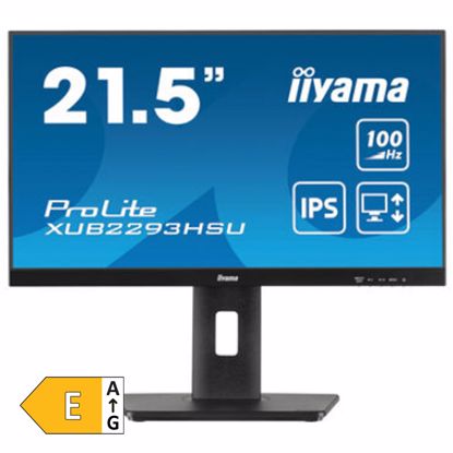 Fotografija izdelka IIYAMA ProLite XUB2293HSU-B6 54,5cm (21,5") FHD IPS 100Hz HDMI/DP zvočniki črn monitor