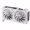 Fotografija izdelka ASUS Dual GeForce RTX 4070 Super EVO White OC 12GB GDDR6X (DUAL-RTX4070S-O12G-EVO-WHITE) bela grafična kartica