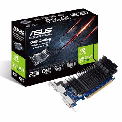 Fotografija izdelka ASUS Geforce GT 730 2GB GDDR5 Silent Low Profile (GT730-SL-2GD5-BRK) grafična kartica