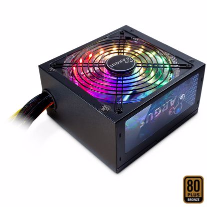 Fotografija izdelka INTER-TECH Argus RGB-500W II 80 Plus Bronze ATX napajalnik