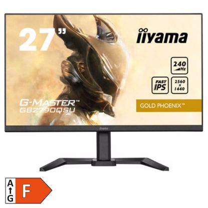 Fotografija izdelka IIYAMA G-MASTER Gold Phoenix GB2790QSU-B5 68,5cm (27") QHD IPS 240Hz DP/HDMI/USB HDR400 FreeSync zvočniki gaming monitor