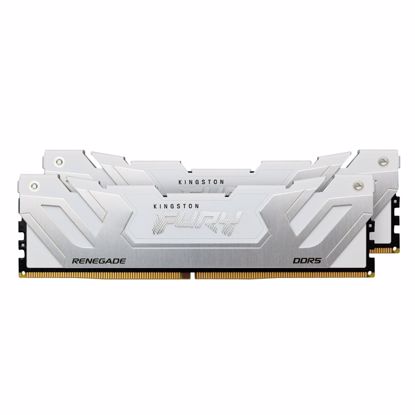 Fotografija izdelka KINGSTON FURY Renegade 48GB (2x24GB) 8400MT/s DDR5 CUDIMM CL40 KF584CU40RWK2-48 WHITE ram pomnilnik