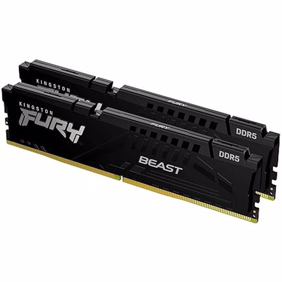 Fotografija izdelka KINGSTON Fury Beast 64GB (2x32GB) 6400MT/s DDR5 CL32 XMP KF564C32BBEK2-64 ram pomnilnik