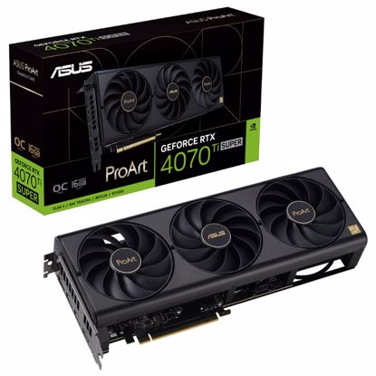 Fotografija izdelka ASUS ProArt GeForce RTX 4070Ti Super OC 16GB GDDR6X (PROART-RTX4070TIS-O16G) grafična kartica