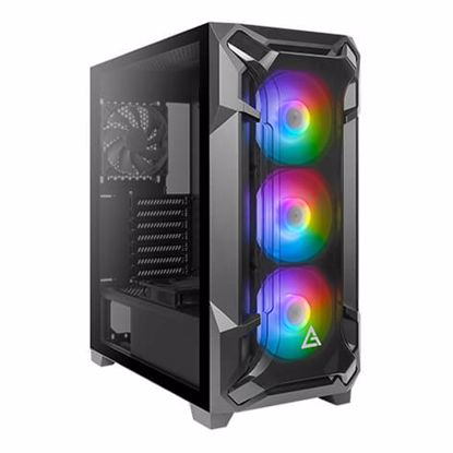 Fotografija izdelka ANTEC DF600 Flux mid-Tower RGB (0-761345-80060-0) gaming okno črno ohišje