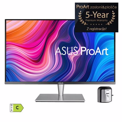 Fotografija izdelka ASUS ProArt PA32UCX-PK 81,28cm (32") UHD IPS Mini 1200 nits DP/HDMI/Thunderbolt3 HDR1000 X-rite i1 zvočniki profesionalni monitor